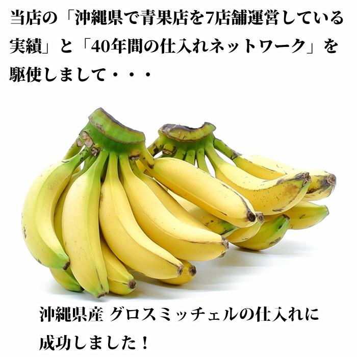 全国送料無料】沖縄県産バナナ グロスミッチェル【幻のバナナ】4kg