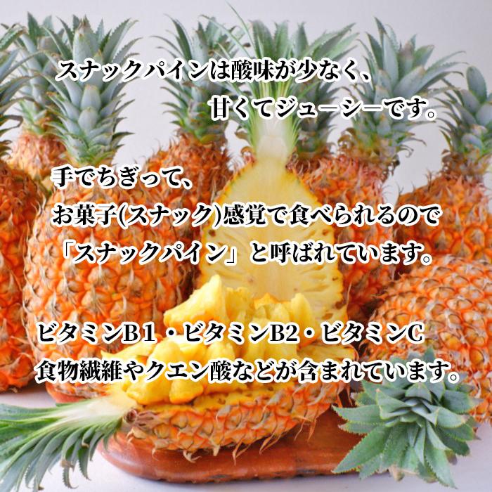 【送料無料・即発送可】沖縄県産スナックパイン 2.5kg以上(2玉〜5玉)｜shunseika｜04