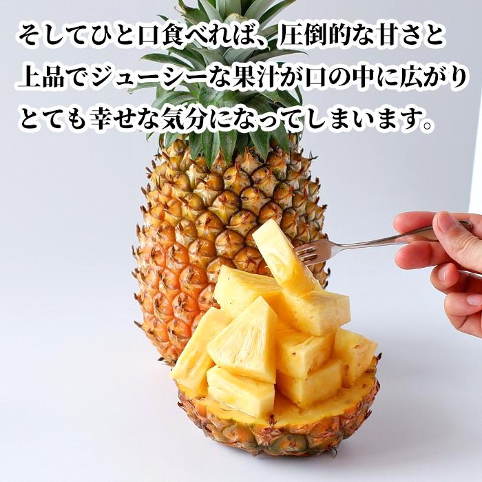 沖縄県産【訳あり】ゴールドバレル (国産最高級パイナップル) 3.2kg以上(2〜4玉)【送料無料・即出荷可】 新鮮直送 |  | 05
