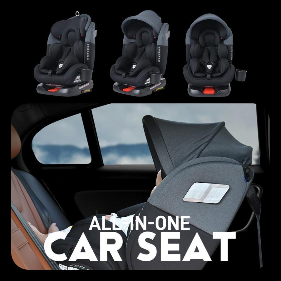 チャイルドシート　新生児　ISOFIX　キッズシート　360度回転式　取付け簡単　長く使える　ロングユース　0歳?10歳　カー用品　自動車　ジュニアシート　座席