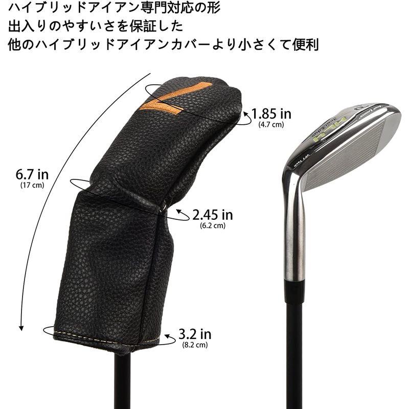 ゴルフヘッドカバー ハイブリッドアイアン Launcher HBターボアイアン hybrid iron対応 ヘッドカバー 10枚入り（4?9