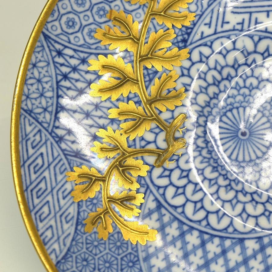 ROYAL WORCESTER 【趣楽】希少 時代 ロイヤルウースター 染付細密小紋