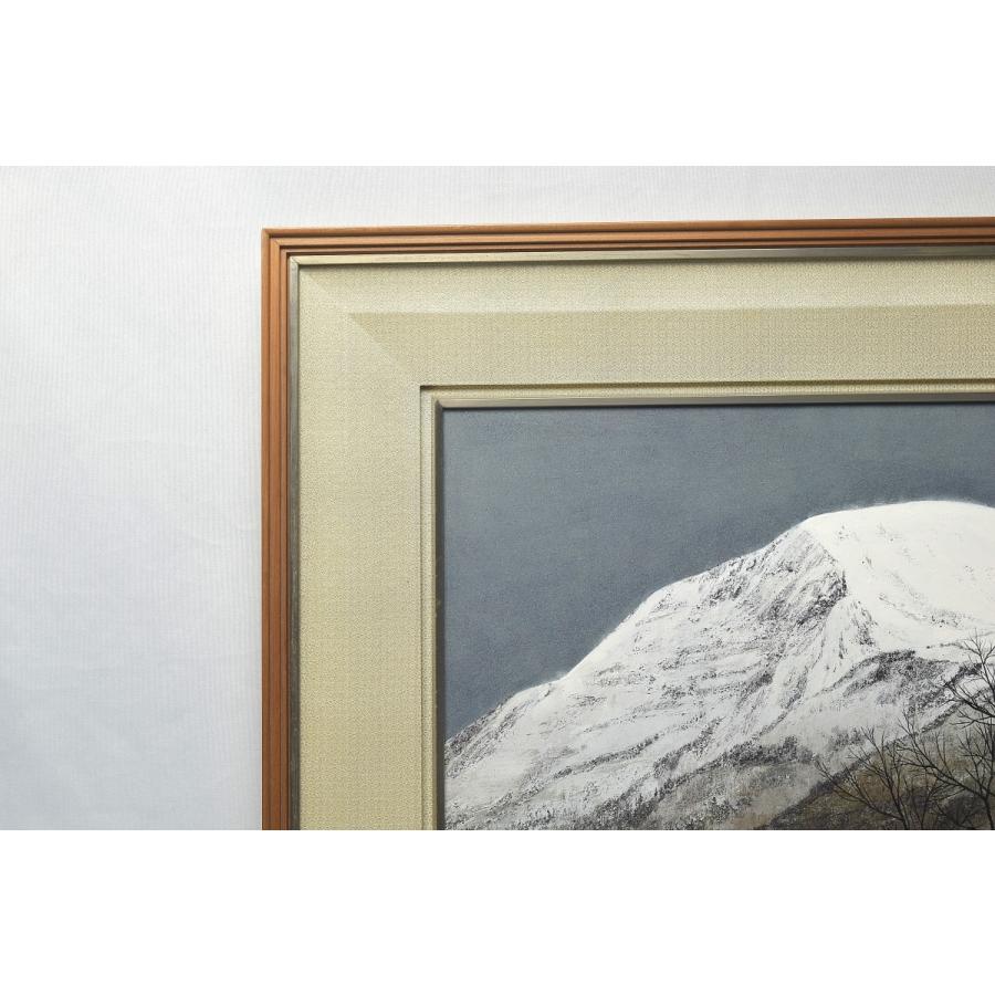 趣楽】 中路融人作 「伊吹山」 10号サイズ 原画 共シール アクリル面