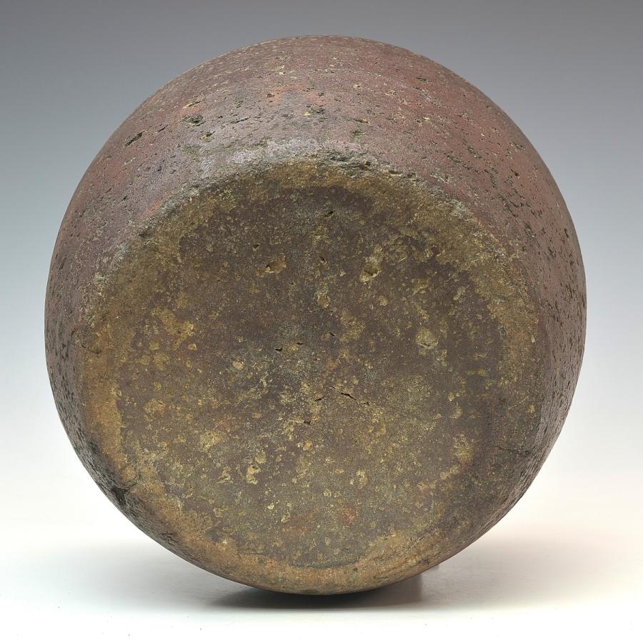 趣楽】 時代 南蛮壺 本体のみ高さ19，5cm 本物保証 H1361 : 趣