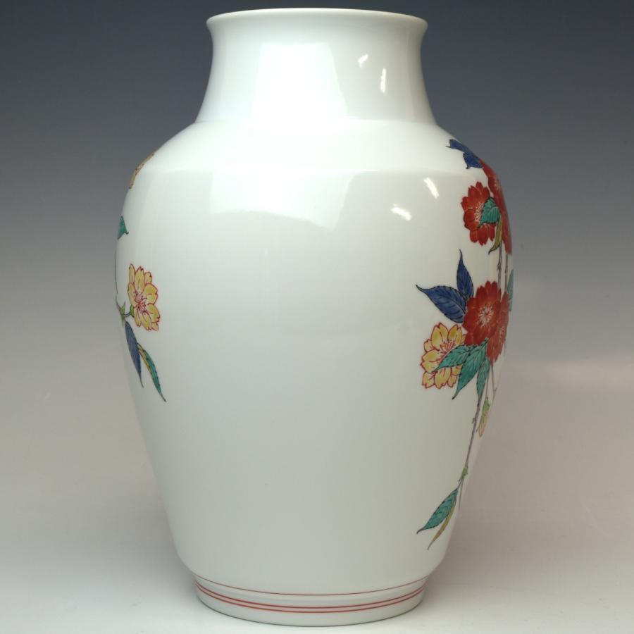 人間国宝/十四代 酒井田柿右衛門の花瓶 高さ約15cm 【公式ショッピング