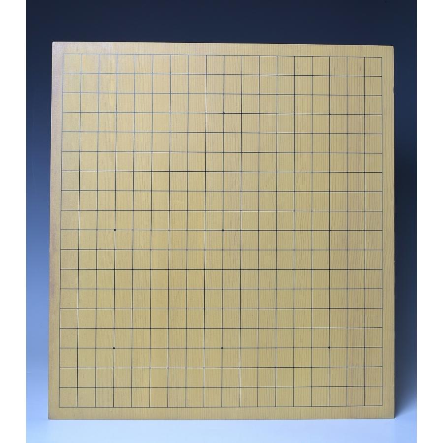 趣楽】本蛤本那智黒碁石 厚板榧碁盤 厚み19，9cm 重量16