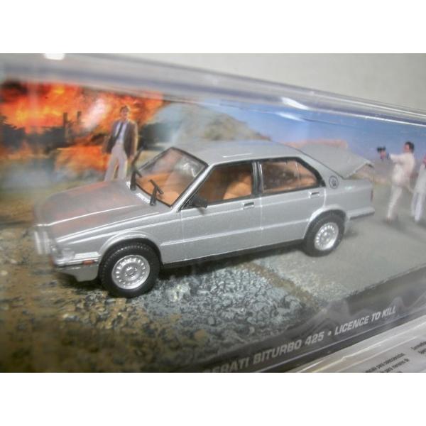 007 ボンドカー 007 James Bond Collection（1/43 ダイキャスト製ミニカー 未開封／雑誌付き）38 消されたライセンス MASERATI BITURBO 425｜shustock34406035