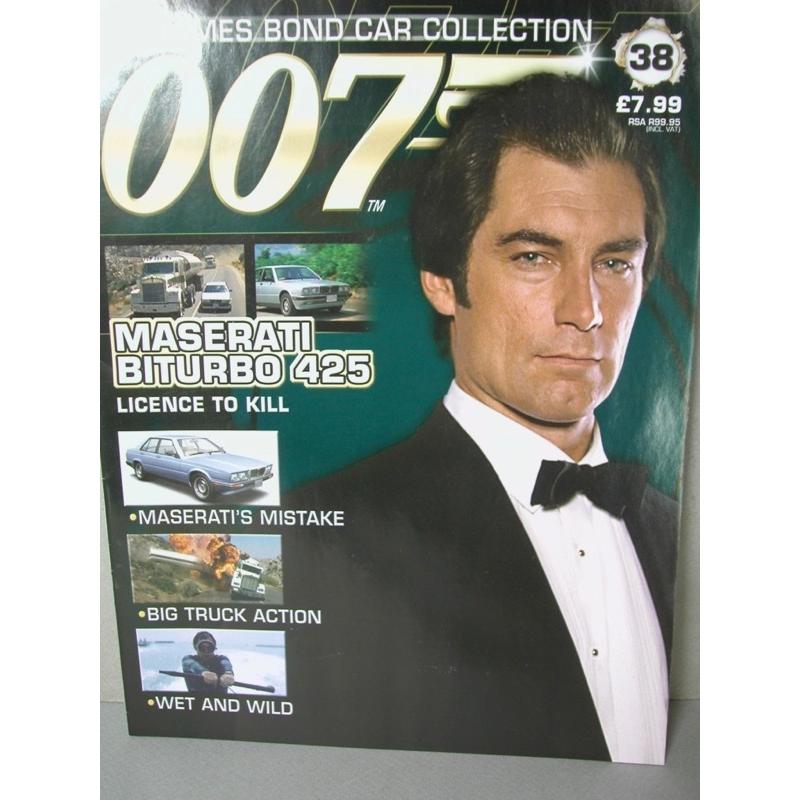 007 ボンドカー 007 James Bond Collection（1/43 ダイキャスト製ミニカー 未開封／雑誌付き）38 消されたライセンス MASERATI BITURBO 425｜shustock34406035｜02