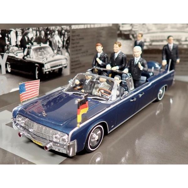 ミニチャンプス MINICHAMPS 1/43 ケネディー大統領専用車 LINCOLN