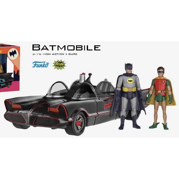 Funko『バットマン １９６６年ＴＶ続きもの』 【３.７５in 動き図形】 野球バットモービル プラ製 28珊 ゲーム、おもちゃ-模型、プラモデル-ミニカー