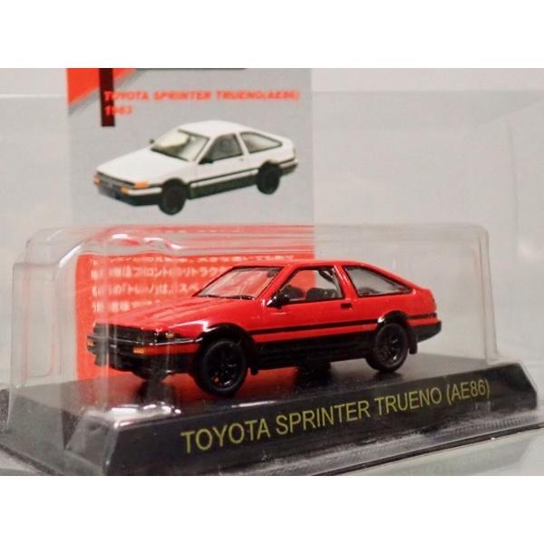 京商 1/64 トヨタ カローラ スプリンター トレノ（AE86）レッド