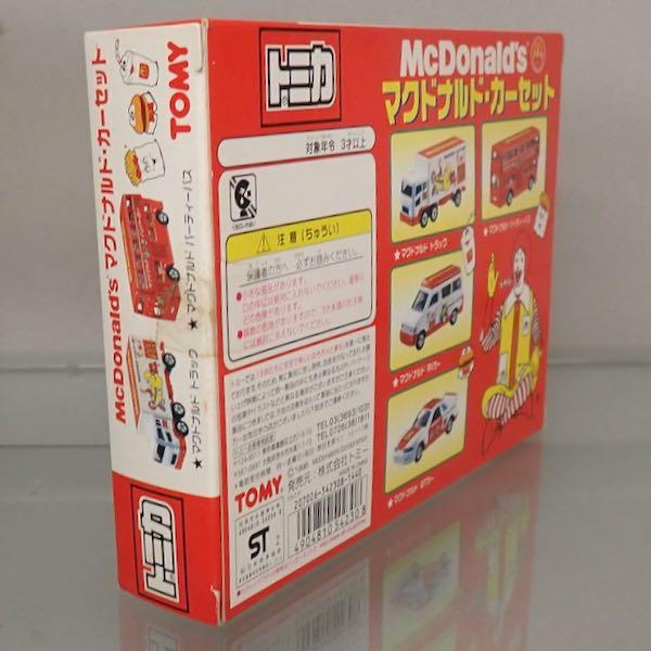トミカ　マクドナルド　カーセット　McDonald's 　ギフト４台セット　1998｜shustock34406035｜02