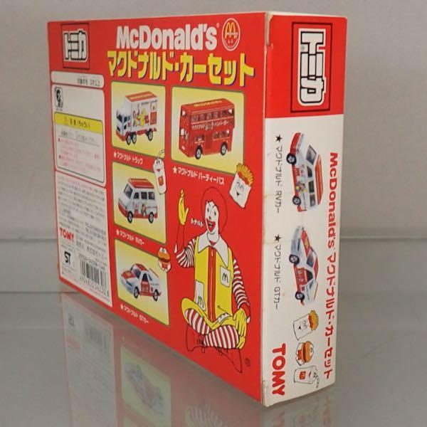 トミカ　マクドナルド　カーセット　McDonald's 　ギフト４台セット　1998｜shustock34406035｜03