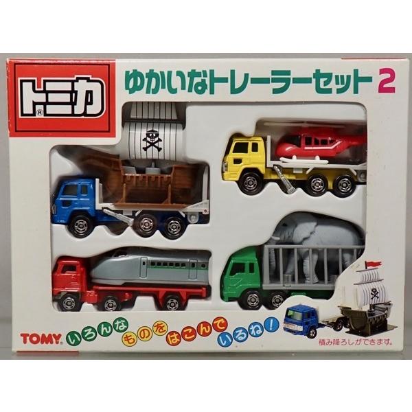 ★新品★トミカ ゆかいなトレーラーセット2 TOMY ミニカー トミカ トミカ ゆかいなトレーラーセット2 いろんなものをはこんでいる