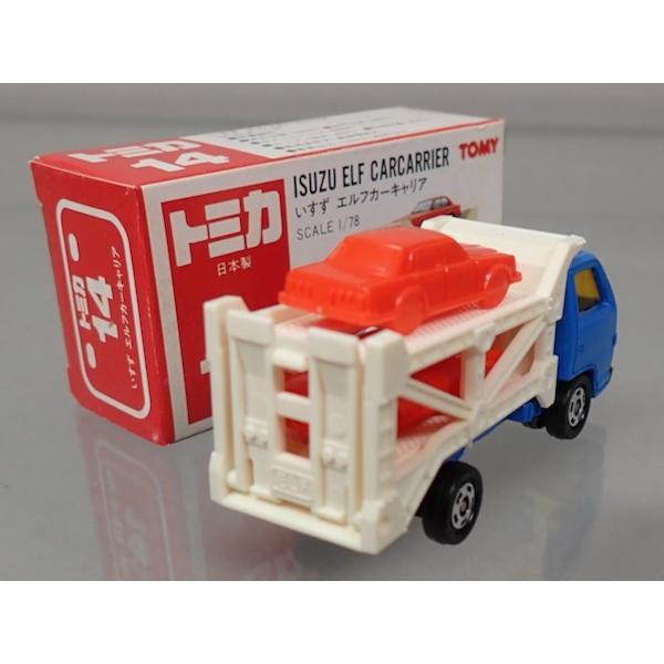 トミカ [新品] 日本製 14-3 いすゞ エルフ カーキャリア : シュー