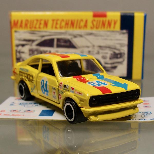 トミカ ガリバー特注 15-2 #84 鈴木誠一 TECHNICA 日産サニー1200