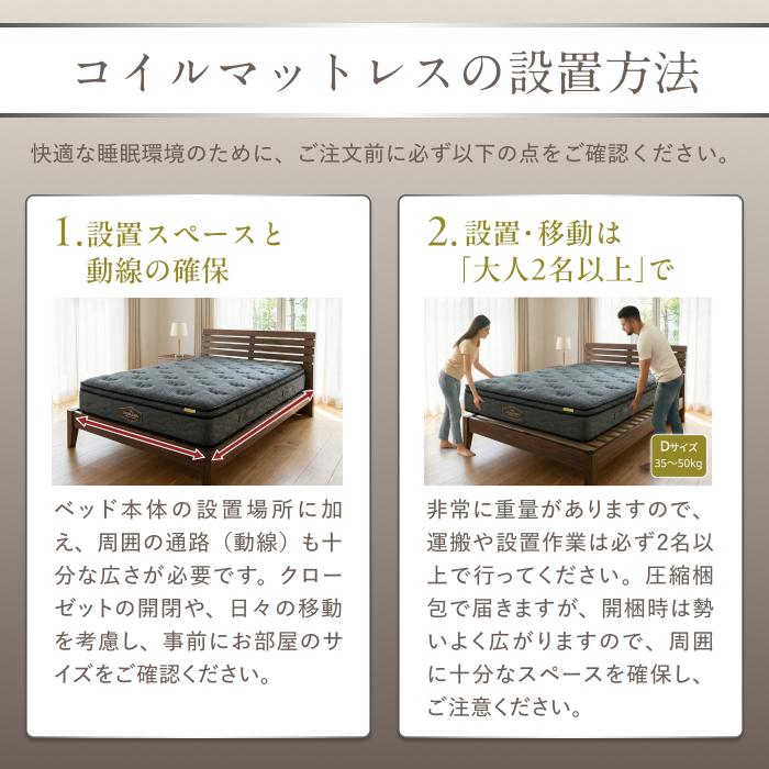GOKUMIN ポケットコイルマットレス ポケットコイル マットレス ダブル