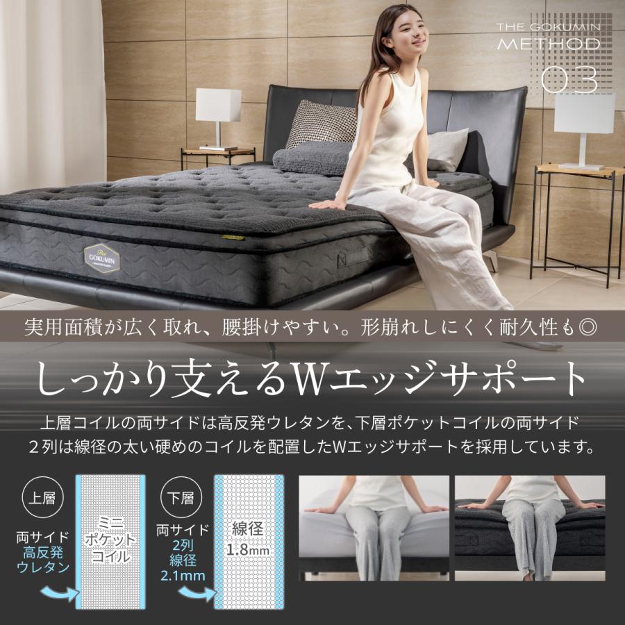 GOKUMIN ポケットコイル THE GOKUMIN ゴクミン ダブル 高級 ホテル
