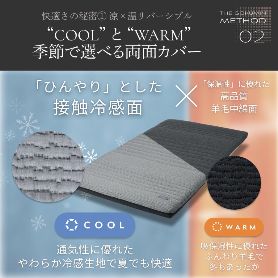 Gokumin マット 敷布団 未使用 GOKUMIN ぐっすり 敷き布団 THE GOKUMIN ゴクミン シングル 涼温
