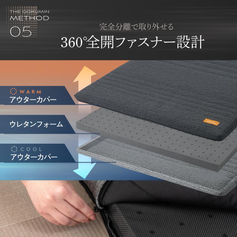 GOKUMIN ぐっすり 敷き布団 THE GOKUMIN ゴクミン シングル 涼温