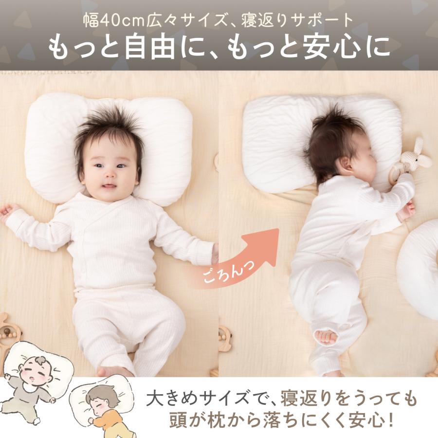 GOKUMIN ベビー枕 ベビーピロー 赤ちゃん 丸い頭 絶壁防止 GOKUMIN ベビー枕 ベビーピロー 赤ちゃん 丸い頭 絶壁防止