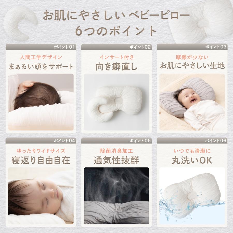 GOKUMIN ベビー枕 ベビーピロー 赤ちゃん 丸い頭 絶壁防止 GOKUMIN ベビー枕 ベビーピロー 赤ちゃん 丸い頭 絶壁防止