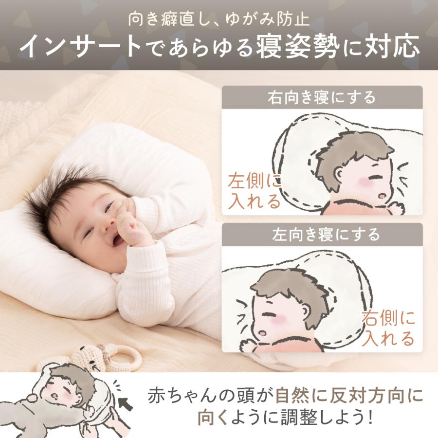 GOKUMIN ベビー枕 ベビーピロー 赤ちゃん 丸い頭 絶壁防止 GOKUMIN ベビー枕 ベビーピロー 赤ちゃん 丸い頭 絶壁防止