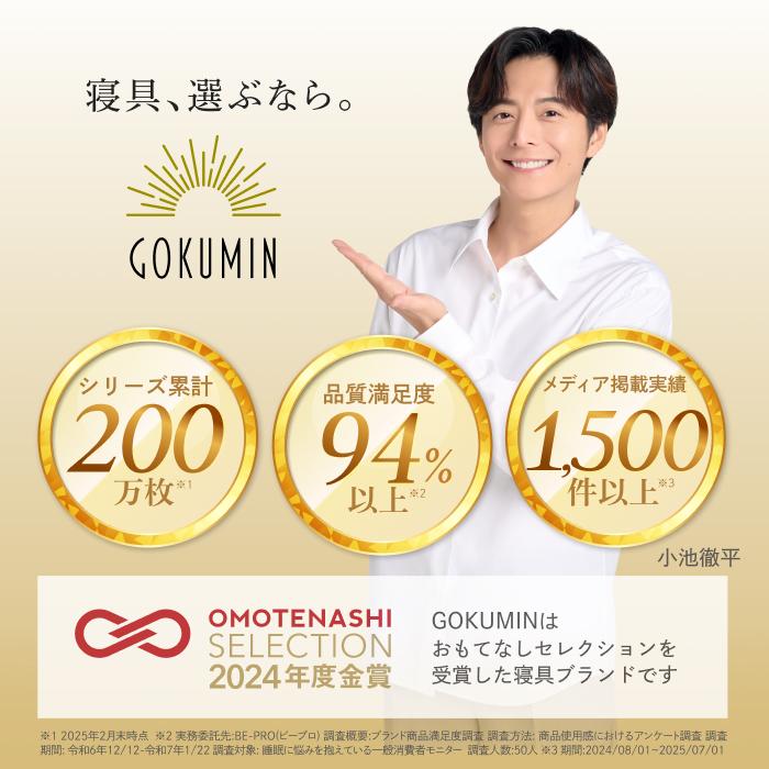 GOKUMIN 枕 プレミアム ホテルスタイルピロー まくら 40cm×60cm安眠枕 快眠枕 ふんわり 柔らかい 熟睡枕 ストレートネック 爆買 | GOKUMIN | 03