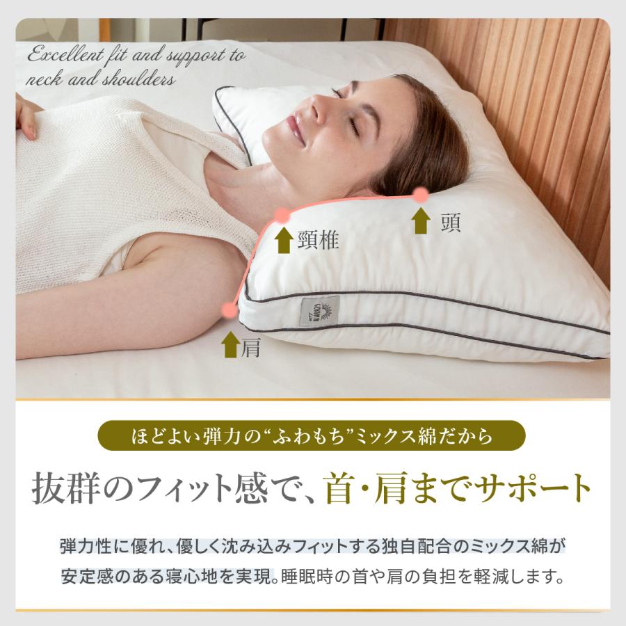 GOKUMIN 枕 Simple エアリータッチピロー 低反発枕 まくら 40cm GOKUMIN 枕 Simple エアリータッチピロー 低反発枕 まくら 40cm