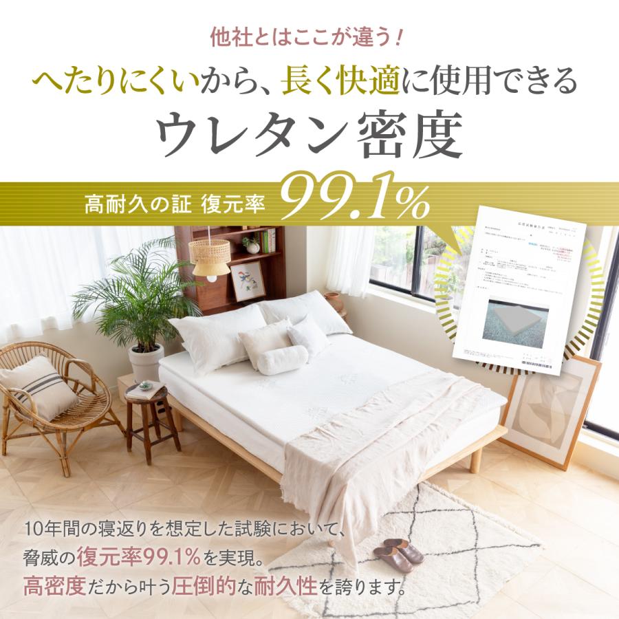 GOKUMIN マットレス トッパー 高反発マットレス 195cm ストレート 厚さ