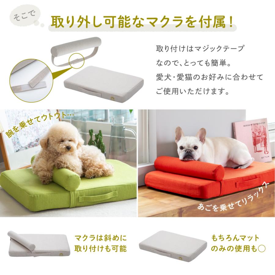 GOKUMIN ペットベッド 防水 ペット用リラックスベッド フラットタイプ L 枕付き ペット ベッド クッション 犬 猫 犬用ベッド 猫用ベッド ペット用ベッド｜shuterlife｜09