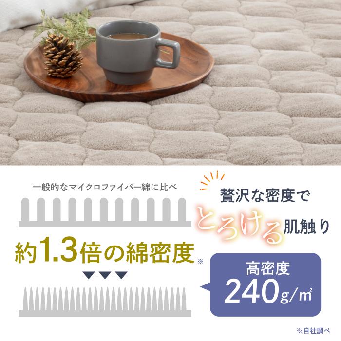 GOKUMIN 敷きパッド Simple マイクロファイバー ダブル リバーシブル ベッドパッド ゴムバンド マットレス 敷き布団カバー 爆買 | GOKUMIN | 09