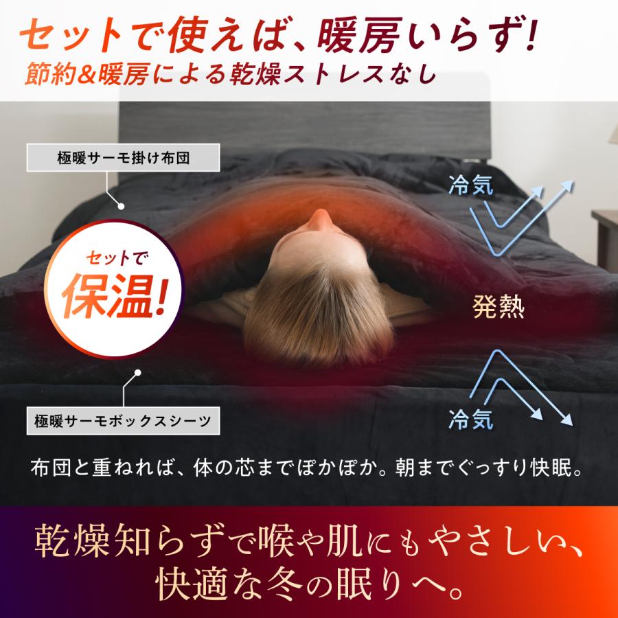 GOKUMIN 冬用 シングル ボックスシーツ ベッドパッド 暖かい 蓄熱 吸湿発熱 高保温 断熱 多層構造 通気性 柔らか 肌触り ふわふわ フランネル 丸洗い 洗濯可能 | GOKUMIN | 15