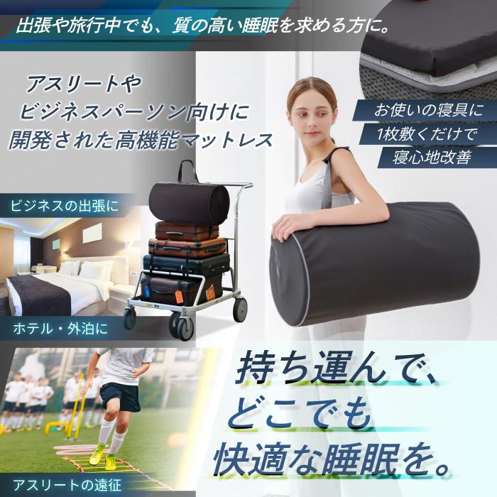 GOKUMIN 車中泊 高反発 折りたたみマットレス GOKUMIN AirZERO3Dセル