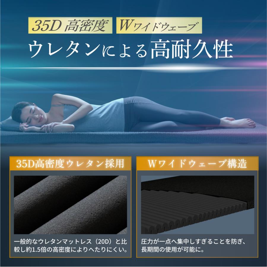 GOKUMIN マットレストッパー 高反発マットレス セミダブル のせるだけ