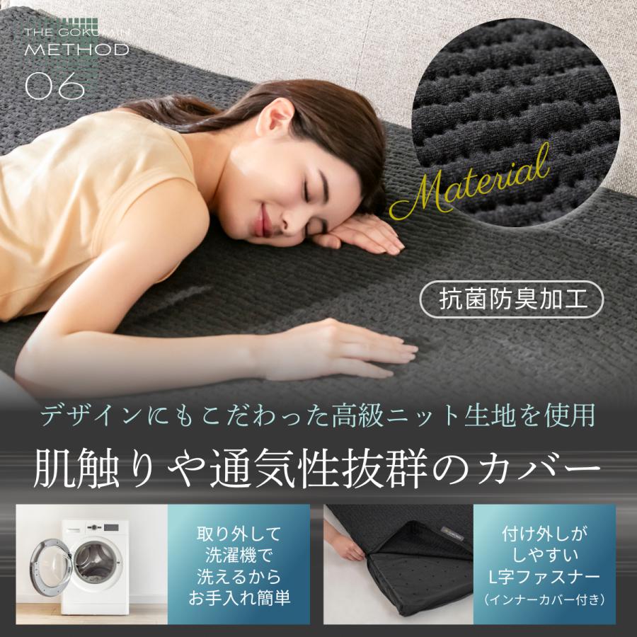 GOKUMIN のせるだけ 身体の負担ゼロ 低反発マットレス THE GOKUMIN