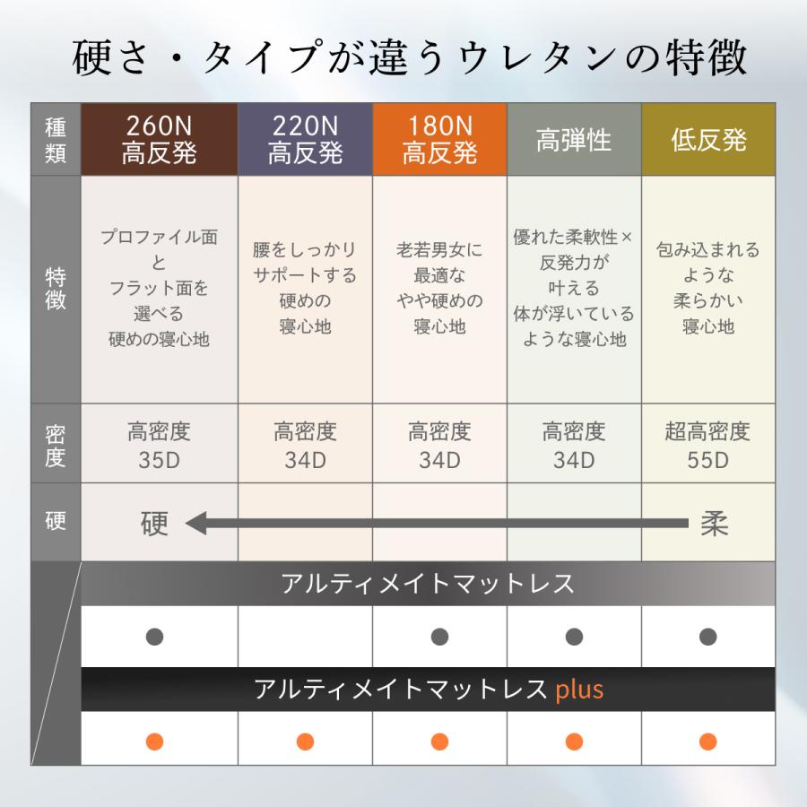GOKUMIN アルティメイトマットレスplus＋ シングル 折りたたみ