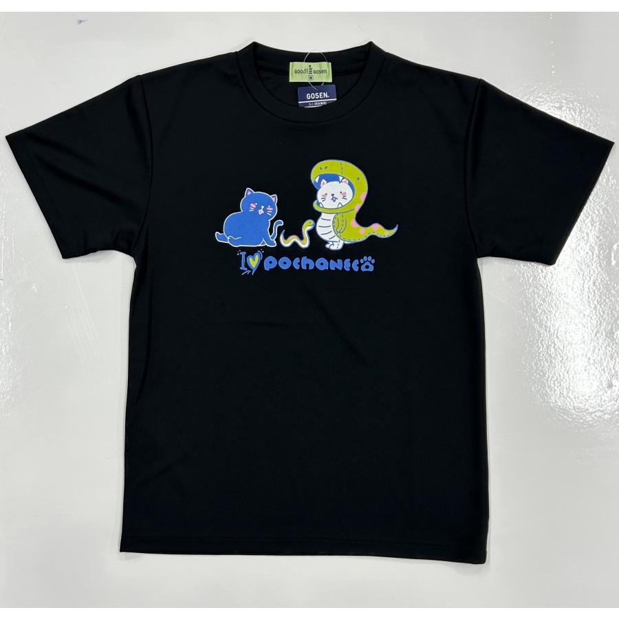 GOSEN（ゴーセン） 【限定品】GOSEN Tシャツ ぽちゃ猫2024年冬モデル
