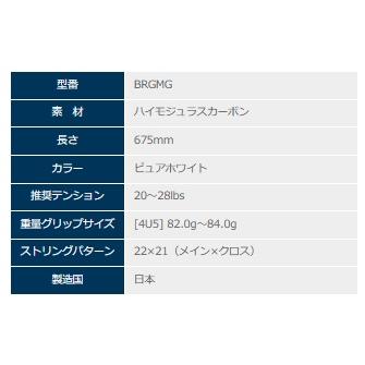 GOSEN（ゴーセン） 凌駕無限 リョウガムゲン RYOGA MUGEN BRGMS4JPW5