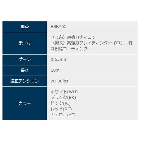 GOSEN（ゴーセン） ライゾニック65 RYZONIC65 200m ロール