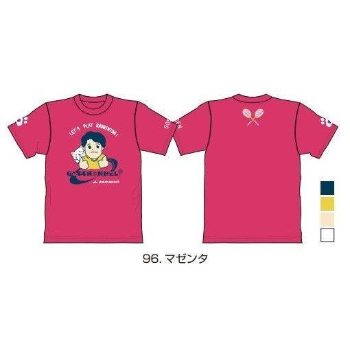 ぐっちゃんねる。コラボレーション Tシャツ withぽちゃねこ ゴーセン GOSEN バドミントン｜shuttle-garden｜03