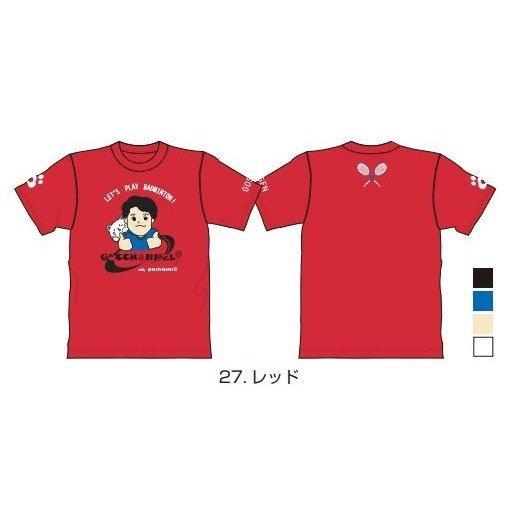 ぐっちゃんねる。コラボレーション Tシャツ withぽちゃねこ ゴーセン GOSEN バドミントン｜shuttle-garden｜04