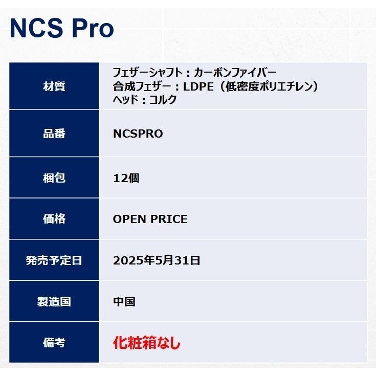 VICTOR カーボンシャトル プロ NCSPROバドミントンシャトル ビクター