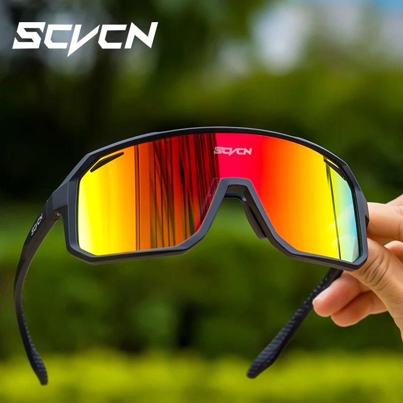 SCVCN スポーツ用 UV400 サイクリンググラス 自転車サングラス
