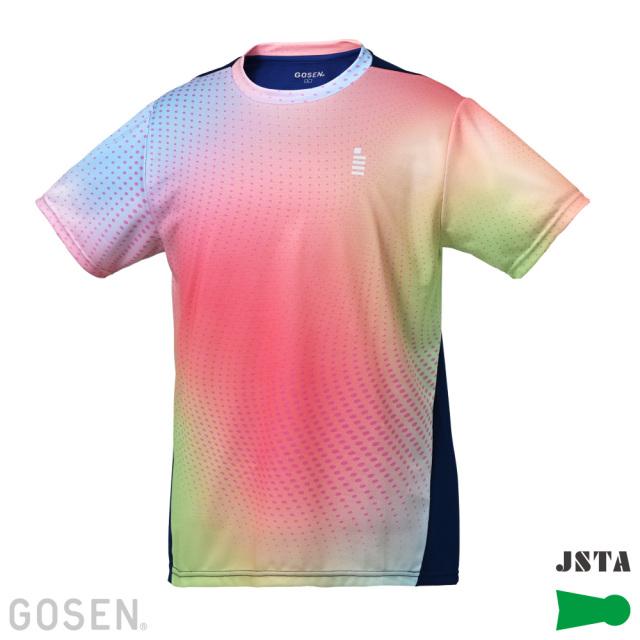 新品　GOSEN T2514 ユニM バドミントン　ゲームシャツ GOSEN（ゴーセン） バドミントン ゲームシャツ T2514 ユニ 男女兼用