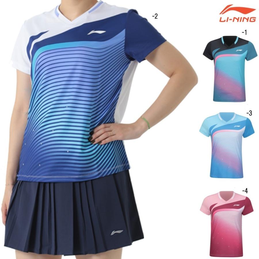 LI-NING リーニン バドミントン ウェア レディース ゲームシャツ
