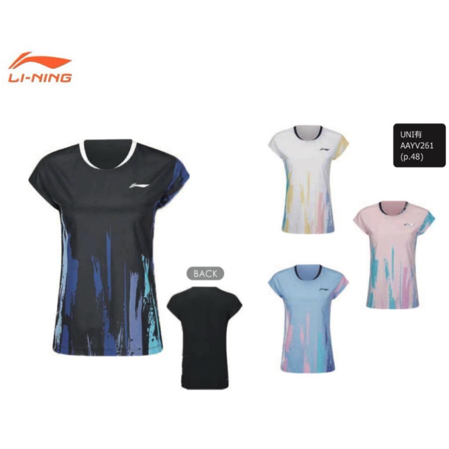 LI-NING リーニン バドミントン ウェア レディース ゲームシャツ