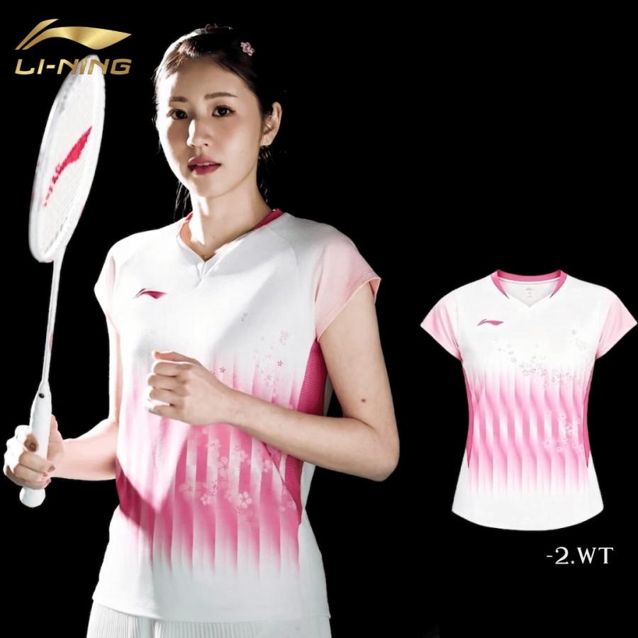 LI-NING リーニン バドミントン ウェア レディース ゲームシャツ AAYW208 志田千陽モデル 2026年カタログ商品 : シャトル ...
