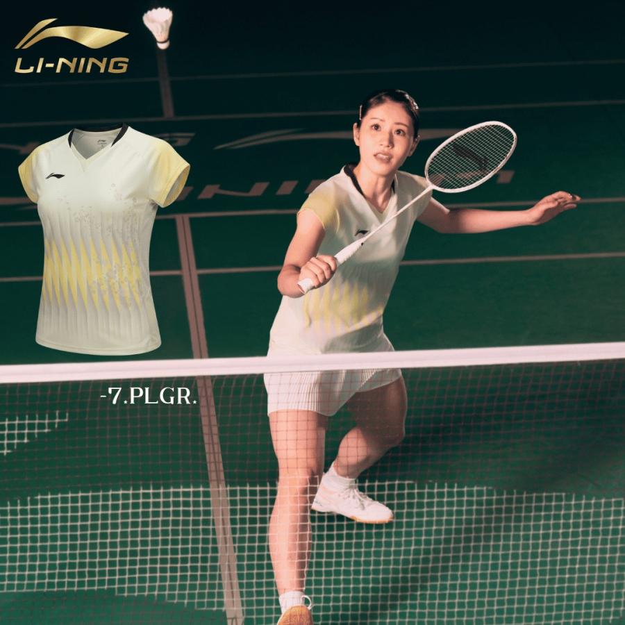 LI-NING リーニン バドミントン ウェア レディース ゲームシャツ AAYW208 志田千陽モデル 2026年カタログ商品 : シャトル ...