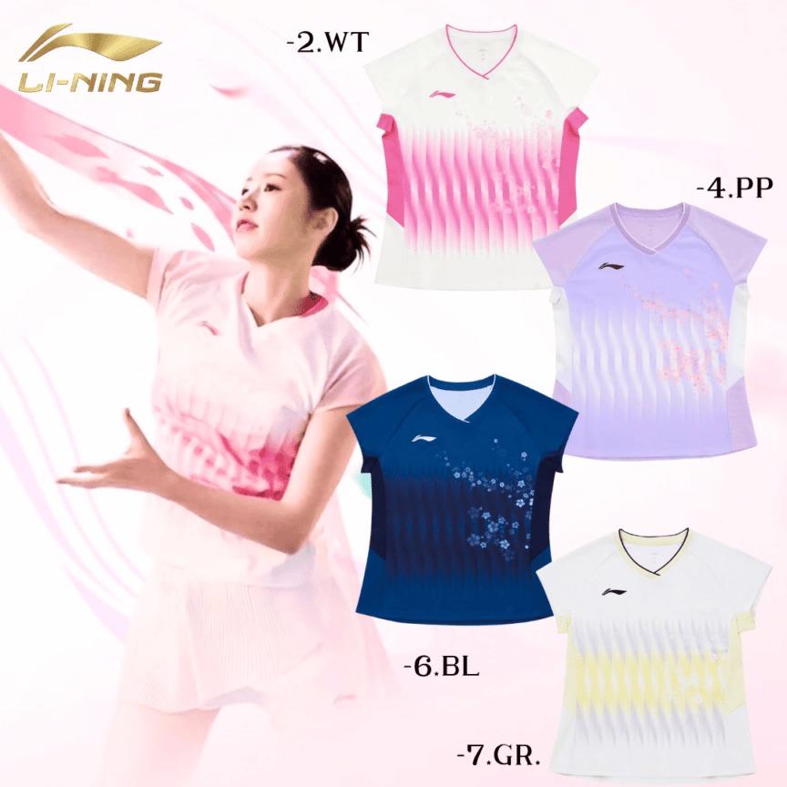 LI-NING リーニン バドミントン ウェア レディース ゲームシャツ AAYW210 志田千陽モデル 2026年カタログ商品 : シャトル ...